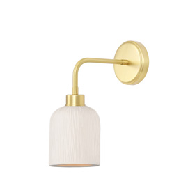 Osier Matte White Wall Light